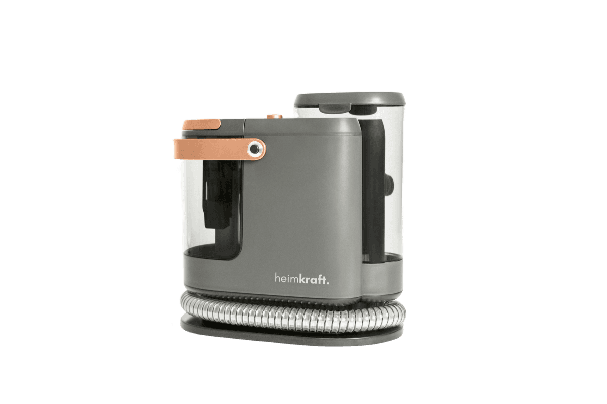 heimkraft DeepClean S15 Waschsauger – mattes Graphit mit Kupfergriff und transparenten Tanks
