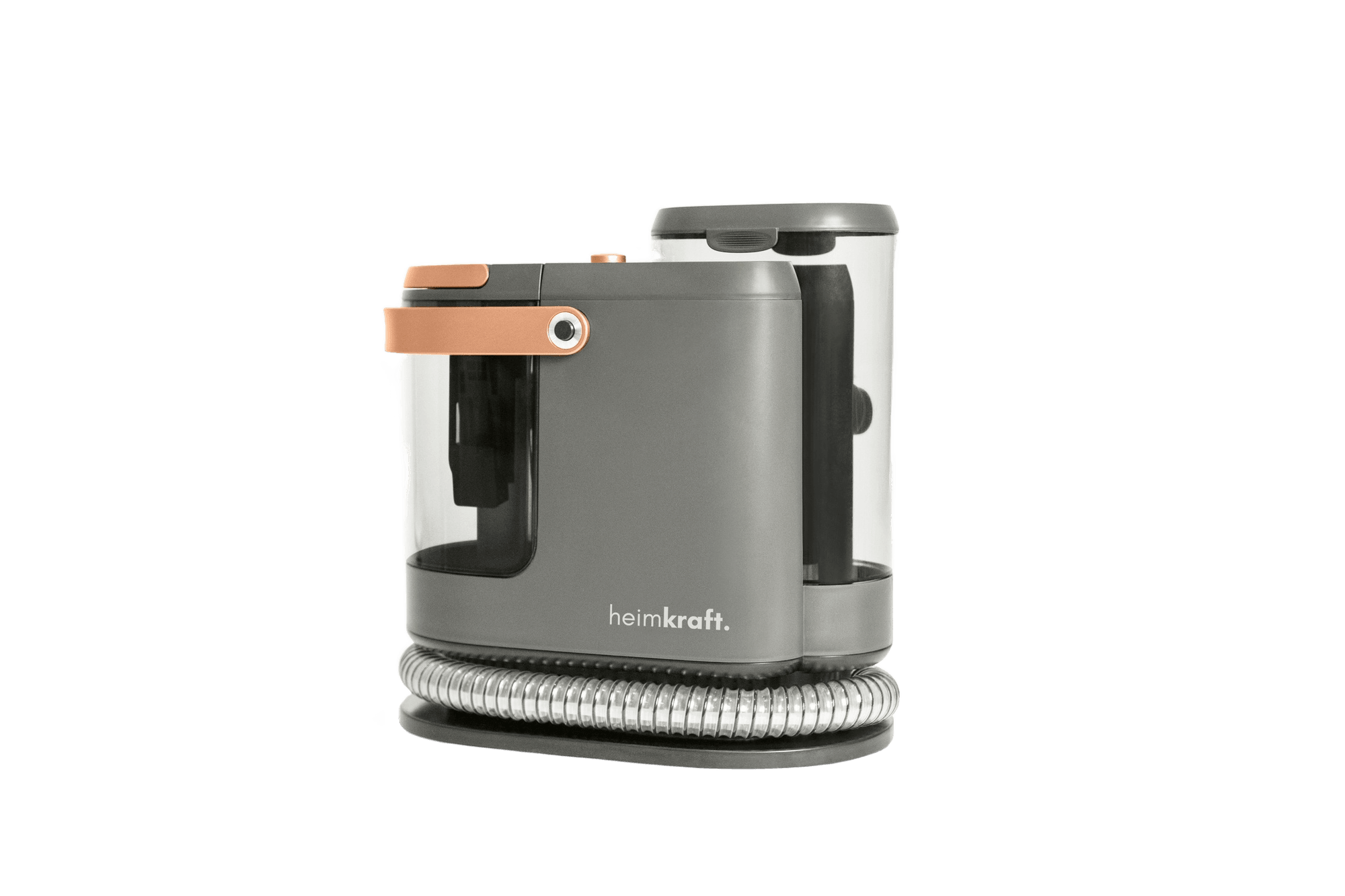 heimkraft DeepClean S15 Waschsauger – mattes Graphit mit Kupfergriff und transparenten Tanks